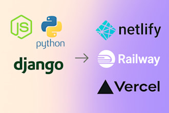 deploy python docker apps nodejs vercel netlify static sites