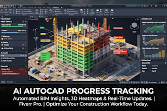 develop autocad ai plugin for construction progress tracking and 3d analysis