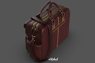 design and 3d model a custom backpack ready for prototype or production