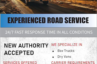do dispatching, logistics, transportation, trucking flyer