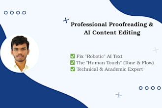 be your professional proofreader and ai content editor