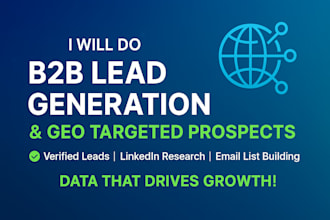 be your expert for b2b contact sourcing, email discovery and list building