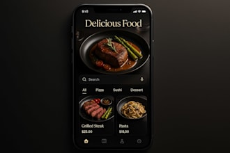 develop cocktail bar app, food delivery app, catering app, food ordering app