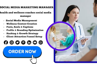 be your health and wellness coaches social media manager