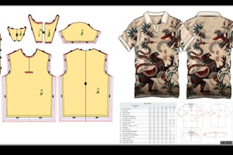 make a sewing pattern for production