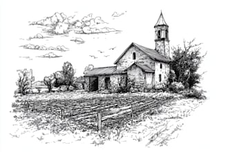 draw a perspective sketch of architectural projects