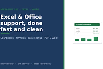 be your microsoft excel, word and office 365 support specialist
