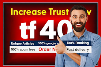 increase your majestic trust flow tf 40 plus