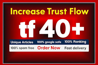 increase your majestic trust flow tf 40 plus