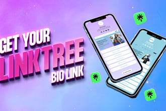 create a linktree bio link page for your business