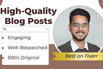 write SEO blog and articles that ranks