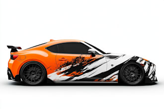 professional car wrap design, van wrap design and car wrap