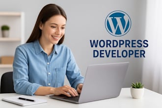 create a stunning wordpress website or landing page