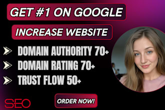 create safe backlinks to increase DR da and tf of your site