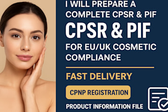be your certified eu cosmetic safety assessor for cpsr pif coa inci review cpnp
