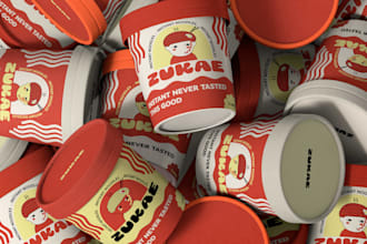 create brand visual identity for you