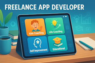 develop kid coaching app, life coaching app, self improvement, educational app