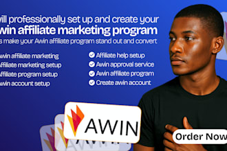 create a valid and verified awin affiliate account for you