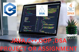 do java c plus plus c and python oop and dsa projects