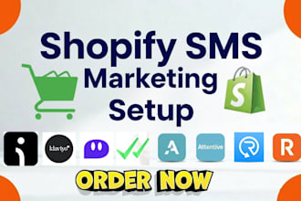 setup shopify sms marketing omnisend klaviyo postscript smsbump attentive recart