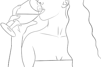 professional silhouette artwork creation