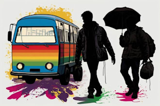 draw professional line art, silhouette and stencil art