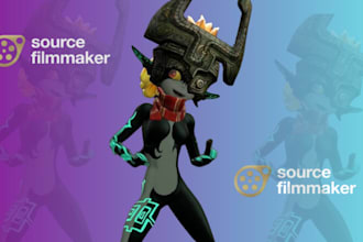 create sfm model and animation, left4dead2, gmod playermodel, mmd, fnaf,sfm port