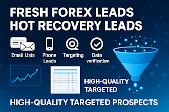 generate fresh forex leads, hot forex recovery lead, recovery lead forex