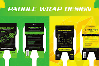 create unique pickleball paddle hanger and face cover design
