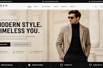 design shopify clothing store shopify fashion store shopify clothing website