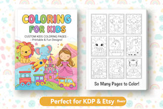 create cute kids coloring pages