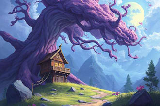 create a fantasy illustration
