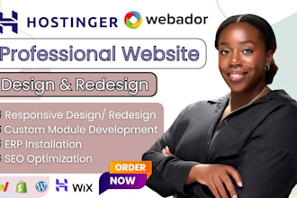 design hostinger webador website, redesign hostinger wordpress website migration