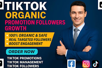 grow your tiktok organically with active followers and strong engagement