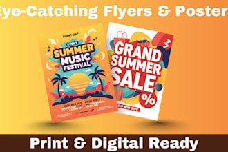 design perfect flyers posters and promotional materials