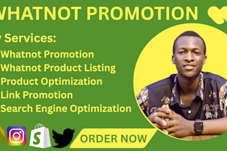 promote your whatnot store and boost your product visibility