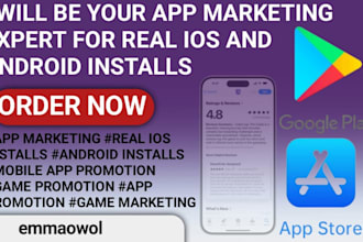 be your app marketing expert for real ios and android installs