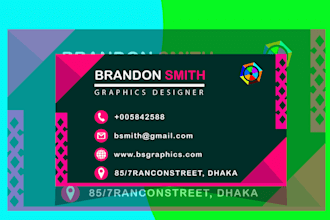 visiting or business card