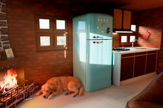 create custom 3d props, furniture and architecture models