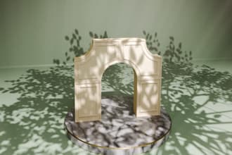 create custom 3d props, furniture and architecture models