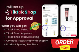 fix tiktok shop issues, approve categories