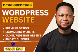 design stunning wordpress website, build stunning wordpress website development