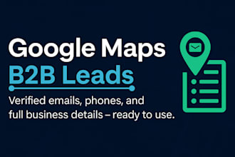 extract google maps business data with emails and phones