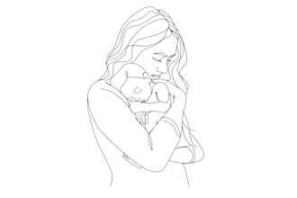 do minimalist hand drawn illustration custom line art continuous line art logo