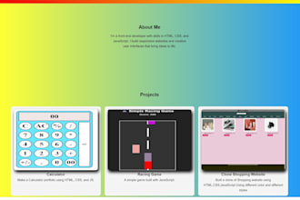 built custom websites as a web developer