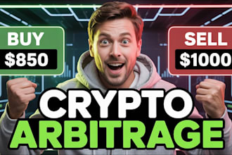 build crypto trading bot, crypto arbitrage bot, automated arbitrage trading bot