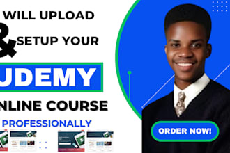 upload and set up your udemy course for fast approval and launch