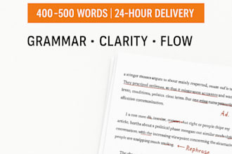 proofread and edit your document with perfect grammar