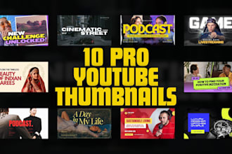design 10 pro youtube thumbnails