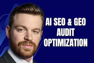 create an elite ai SEO audit, GEO optimization plan